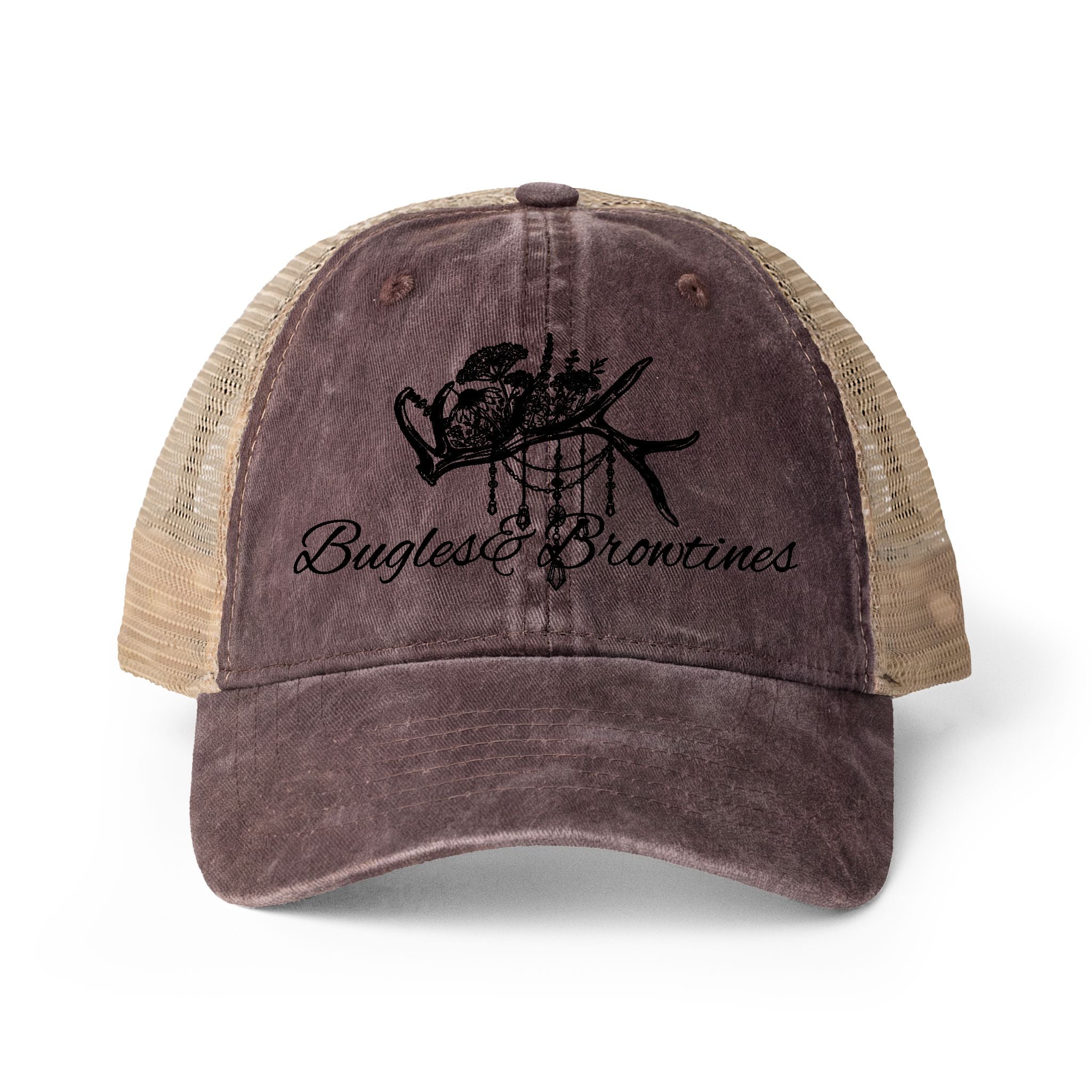 Women's Washed Mesh-Back Cap