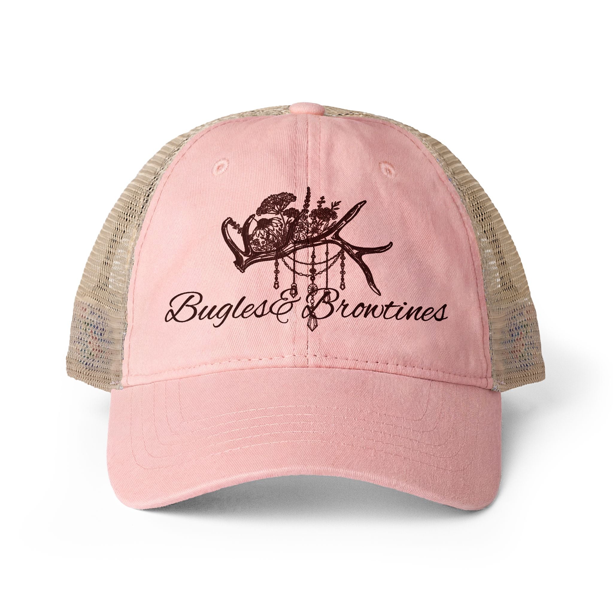 Women's Washed Mesh-Back Cap