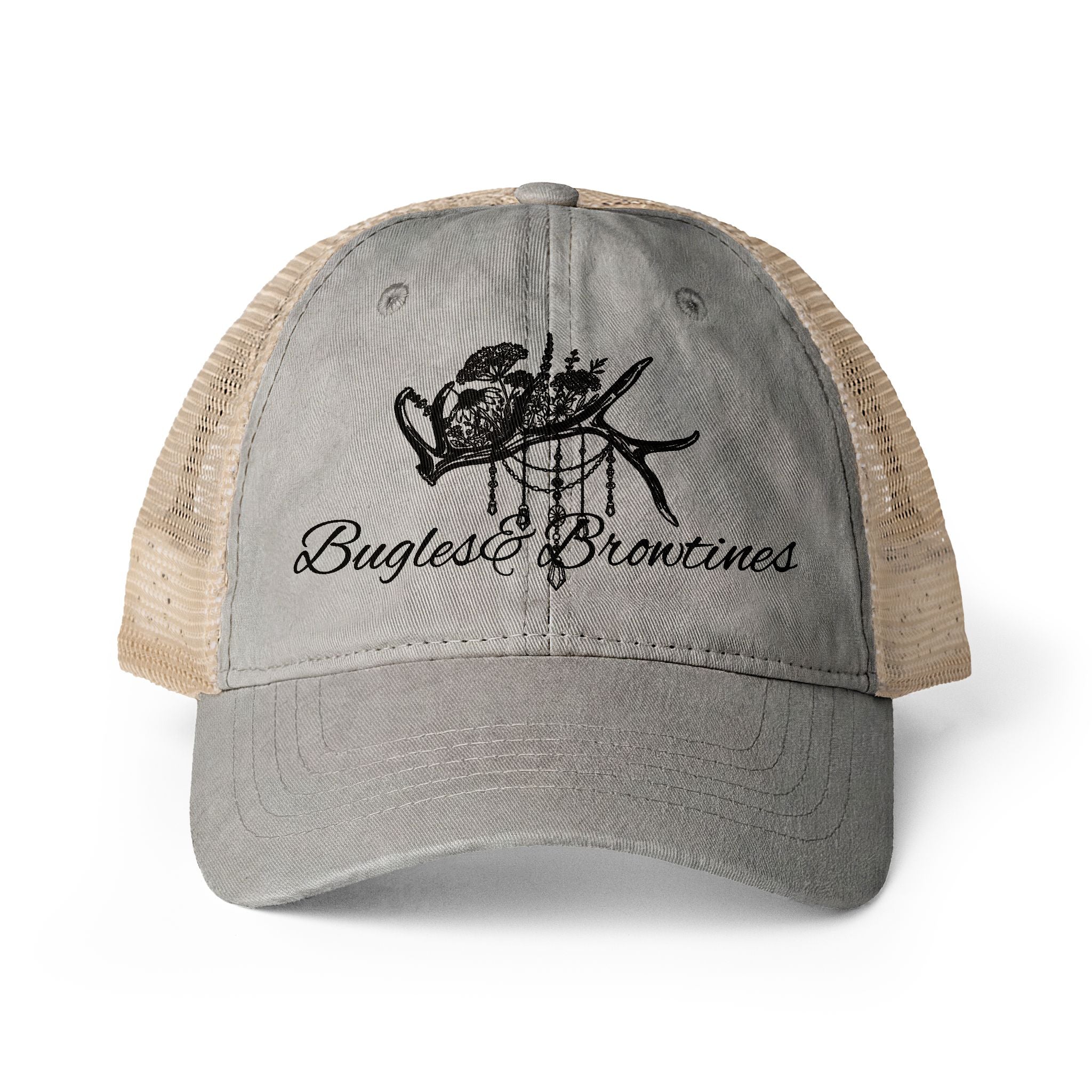 Women's Washed Mesh-Back Cap